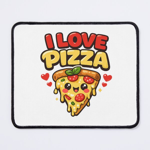 Item preview, I Love Pizza Cute Kawaii Food Lover designed and sold by Magmashup.