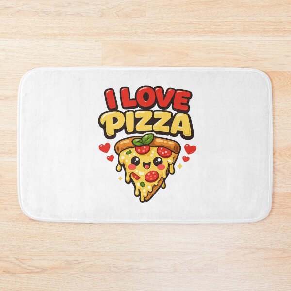 Item preview, I Love Pizza Cute Kawaii Food Lover designed and sold by Magmashup.