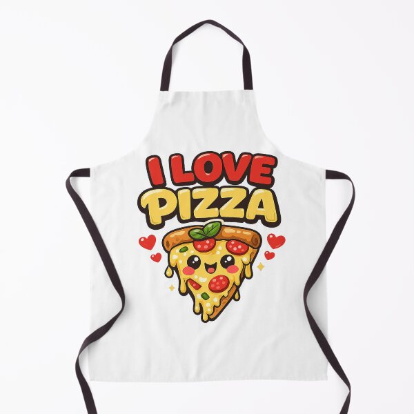 Item preview, I Love Pizza Cute Kawaii Food Lover designed and sold by Gift Phrase Studio.