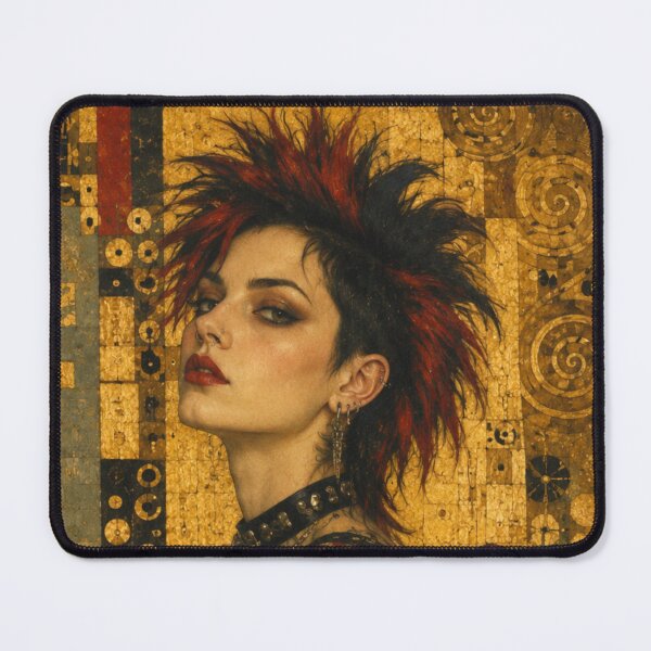 Item preview, Klimt style painting with woman designed and sold by BlueLineLAX.