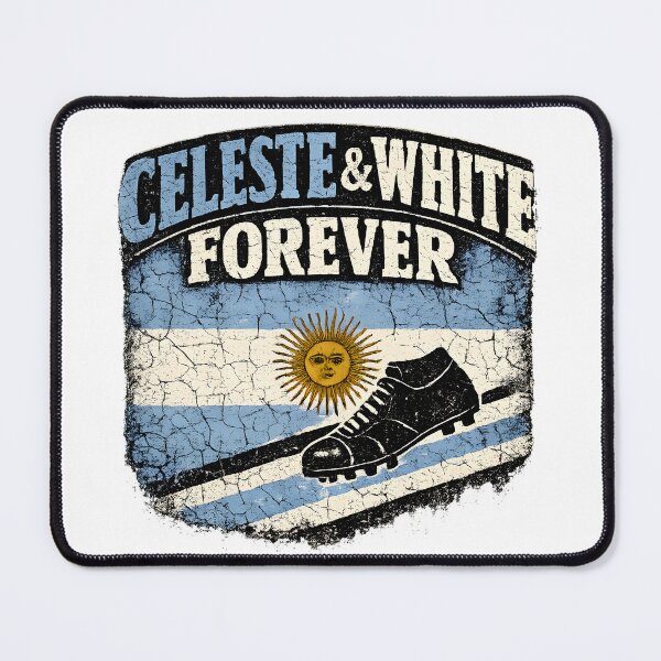Item preview, Celeste And White Forever Argentina Football Shirt Vintage designed and sold by DREAMBURN™.