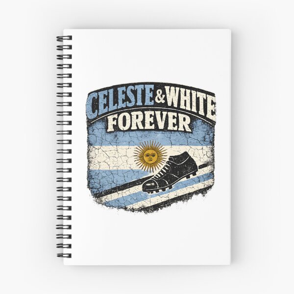 Item preview, Celeste And White Forever Argentina Football Shirt Vintage designed and sold by DREAMBURN™.