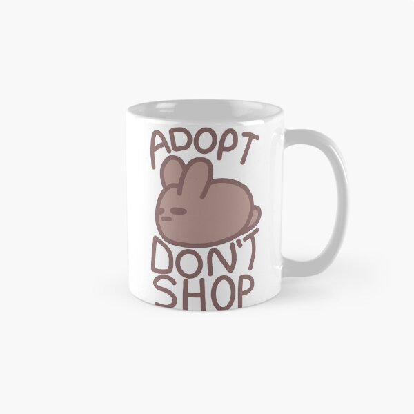 Item preview, Adopt Don’t Shop Bunny designed and sold by RazBerryWaffle.