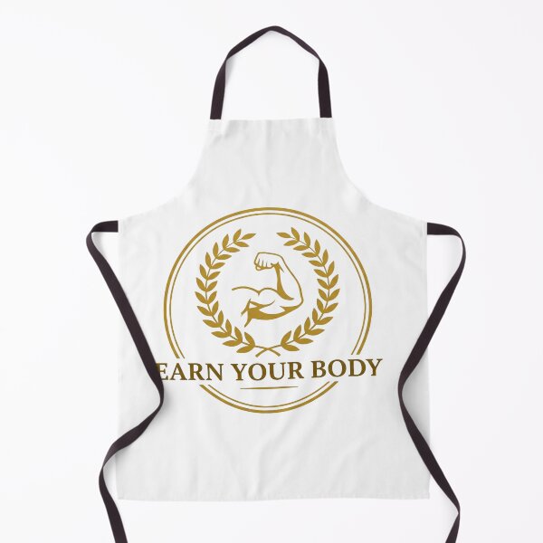 Item preview, Earn Your Body Gym Fitness Workout Motivational Quote designed and sold by JeevanStickers.
