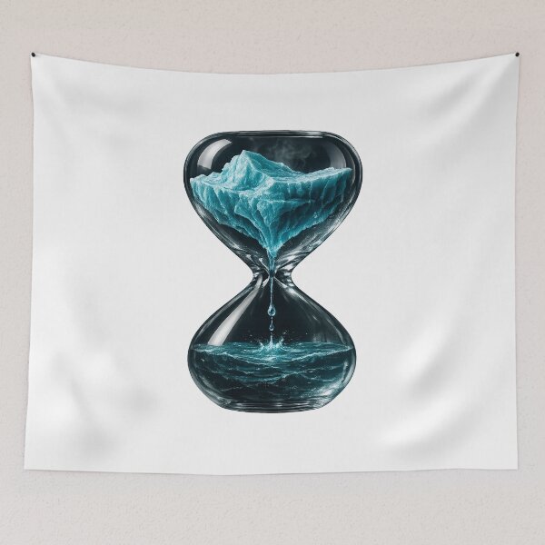 Item preview, Glacial hourglass – melting of time designed and sold by NoNameDrops.