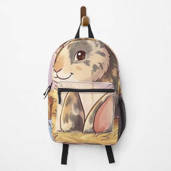 Item preview, Whimsical Woodland Friends Rabbit Illustration – Enchanting Forest Critters Art Print designed and sold by AirCrayons27.