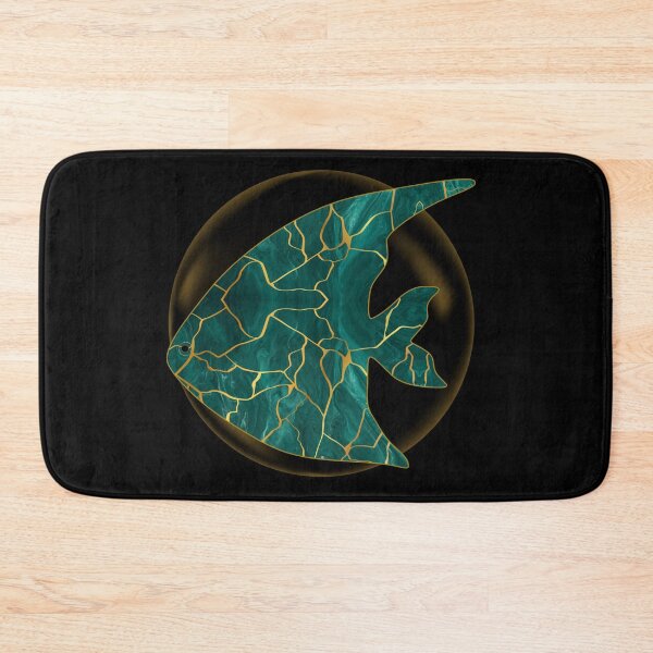 Item preview, Elegant Kintsugi Fish Art Tee | Japanese Inspired Marine Graphic designed and sold by QuirkyCloud Designs.