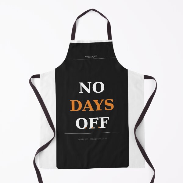 Item preview, No Days Off Motivational Streetwear Graphic Tee designed and sold by Vantiquee.