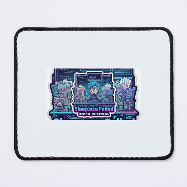 Item preview, Sleep.exe Failed | Funny Engineering Student Sticker designed and sold by BrahmiArts.