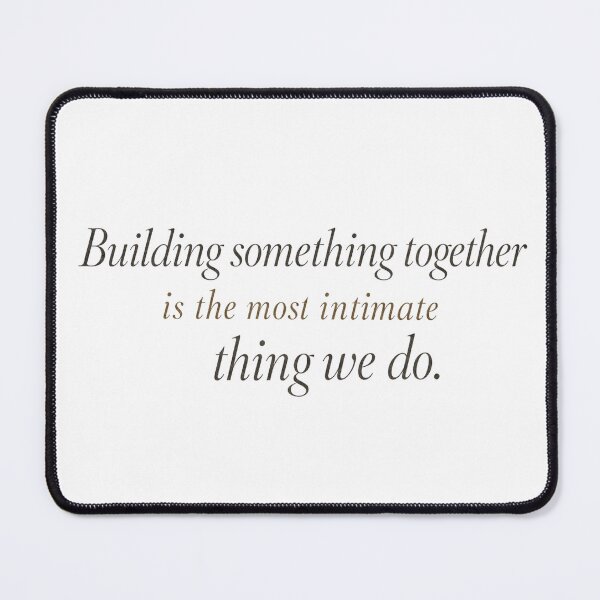 Item preview, Building Something Together — Couples Entrepreneur Print designed and sold by The Rough Edit.
