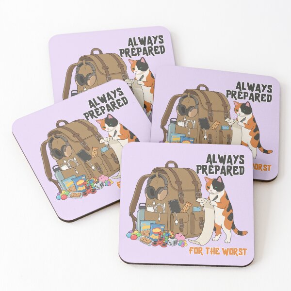 Item preview, Casimira's Neurodivergent Survival Kit Autism ADHD Cat Sticker designed and sold by catastrocat.