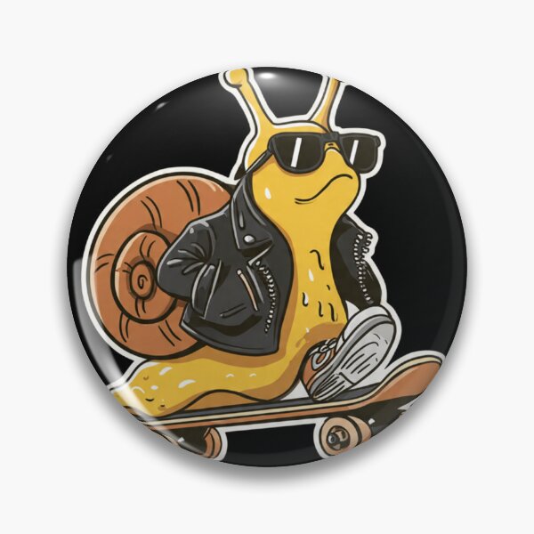 Item preview, Cool Snail Skateboard Sunglasses Leather Jacket Design designed and sold by BooDesignStudio.