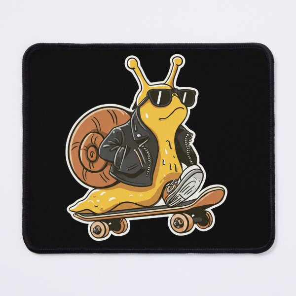 Item preview, Cool Snail Skateboard Sunglasses Leather Jacket Design designed and sold by BooDesignStudio.