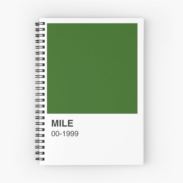 Item preview, Mile Movie Green Colour Swatch - White Border designed and sold by The Colourful Game.