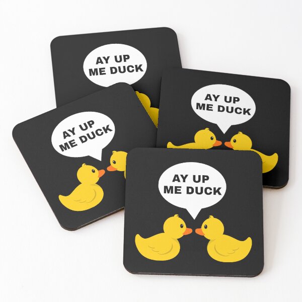 Item preview, Ay Up Me Duck - Black designed and sold by BrambleBox.
