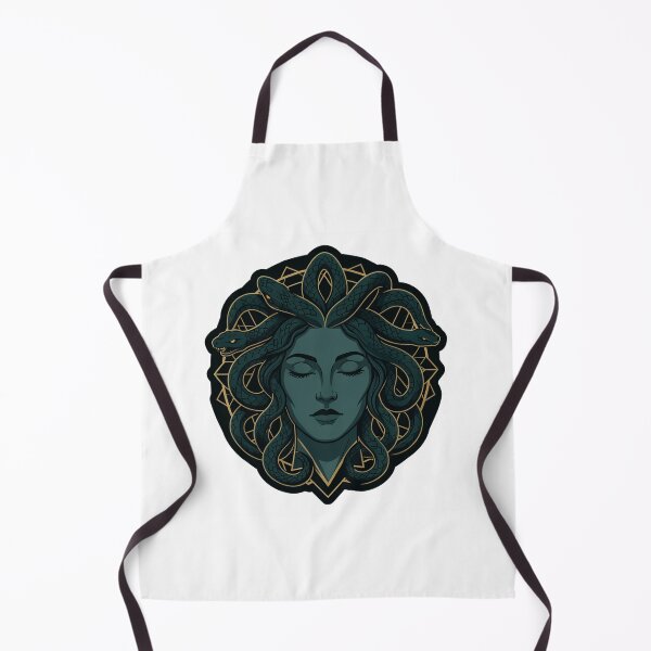 Item preview, Medusa Dark Greek Mythology Gorgon Art designed and sold by NoctPrints.