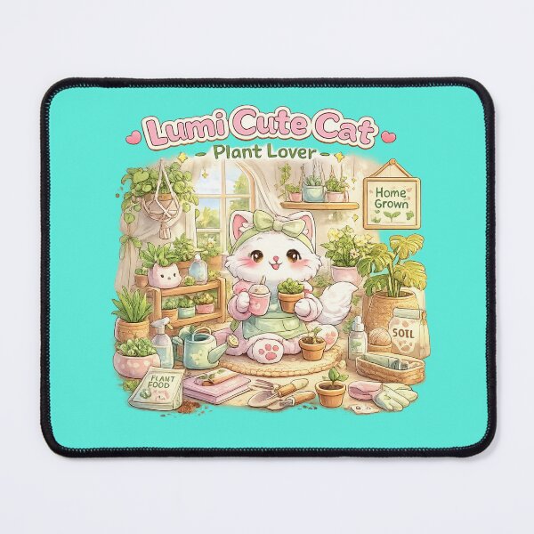 Item preview, Lumi Cute Cat – Plant Lover designed and sold by Mochi Studio.