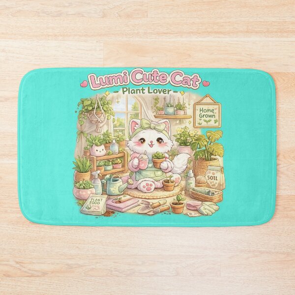 Item preview, Lumi Cute Cat – Plant Lover designed and sold by Mochi Studio.