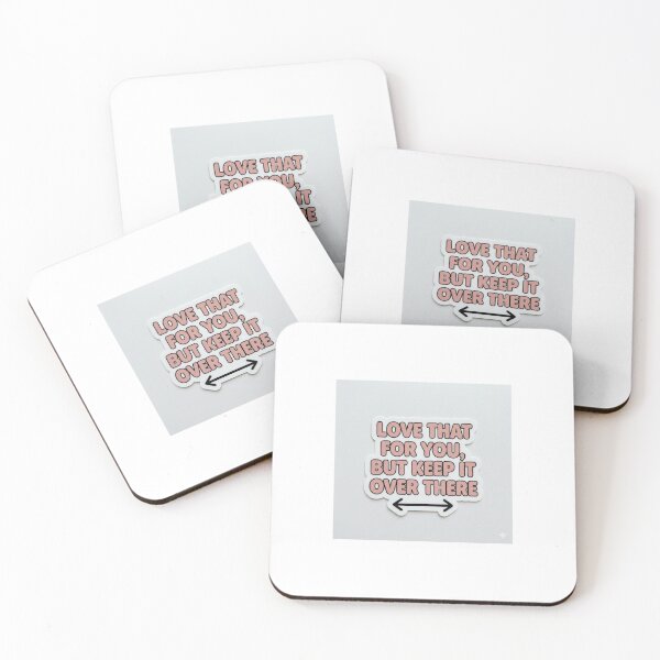 Item preview, Love That For You But Keep It Over There Pink Bubble Text Sticker designed and sold by The Existential Grind.