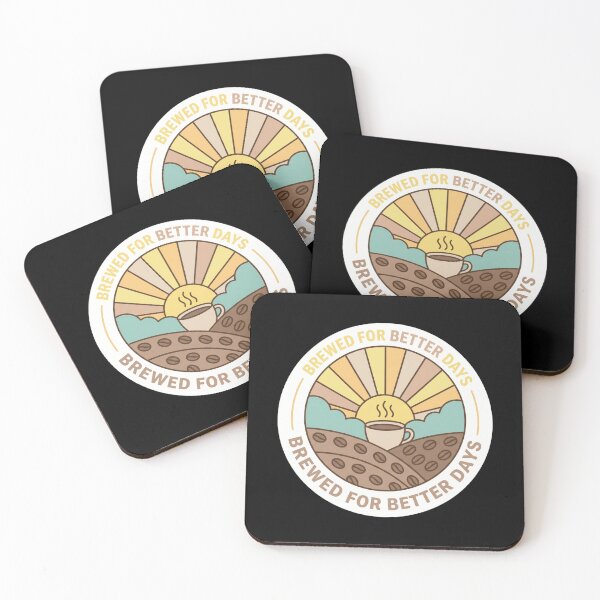 Item preview, Brewed For Better Days Coffee Sunrise designed and sold by Sketchlegacy.