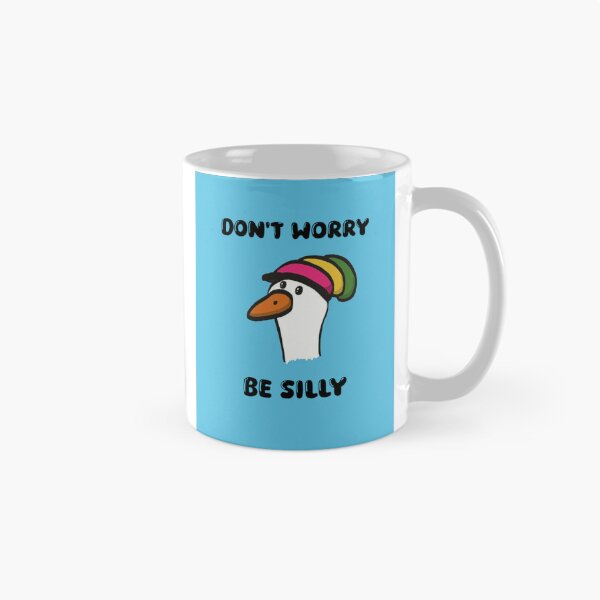 Item preview, Don't Worry Be Silly. Silly goose.  designed and sold by SombreroDoodles.