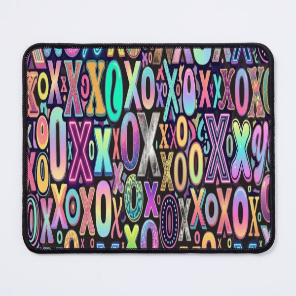 Item preview, XO Colorful Typography Pattern designed and sold by Imaginarium of Chaos falcon88 .