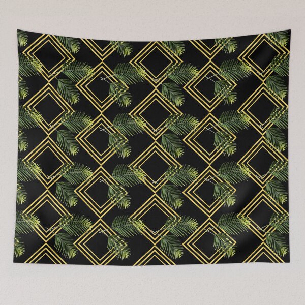 Item preview, Art Deco Pattern With Elegant Palm Leaves designed and sold by DEC02.