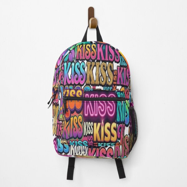 Item preview, Retro Kiss Typography Pattern designed and sold by Imaginarium of Chaos falcon88 .