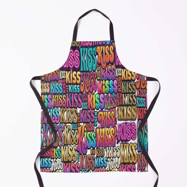 Item preview, Retro Kiss Typography Pattern designed and sold by Imaginarium of Chaos falcon88 .