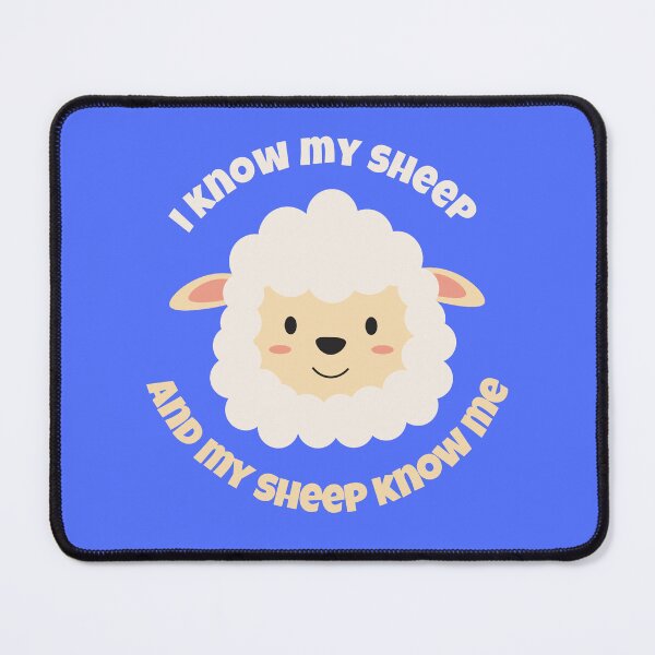 Item preview, Christian Sheep Bible Verse Cute Lamb John 10:14 Christian Gift designed and sold by N-STUDIOLAB.