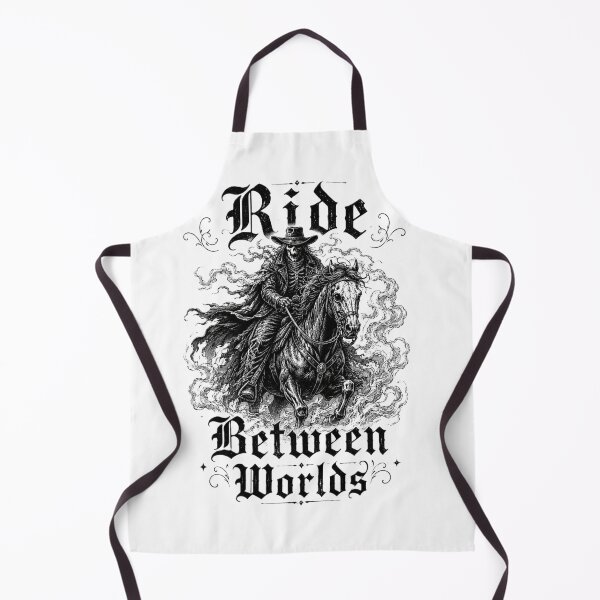 Item preview, Ride Between Worlds Skeleton Horseman Gothic T-Shirt designed and sold by BlackBoneArt.