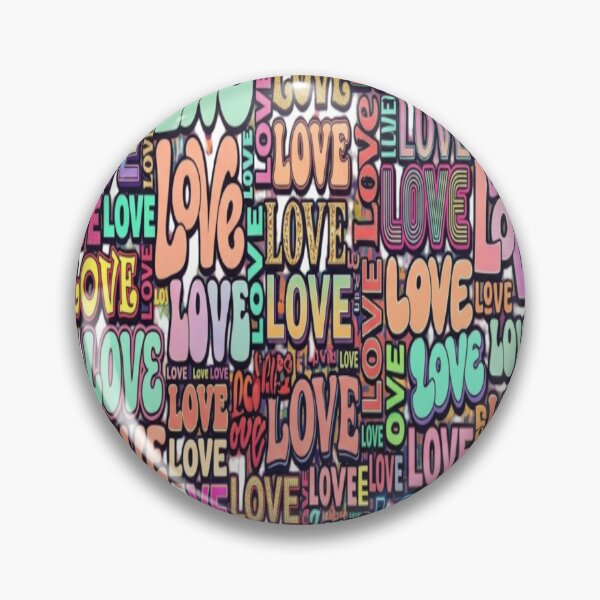 Item preview, Colorful Love Typography Pattern designed and sold by Imaginarium of Chaos falcon88 .