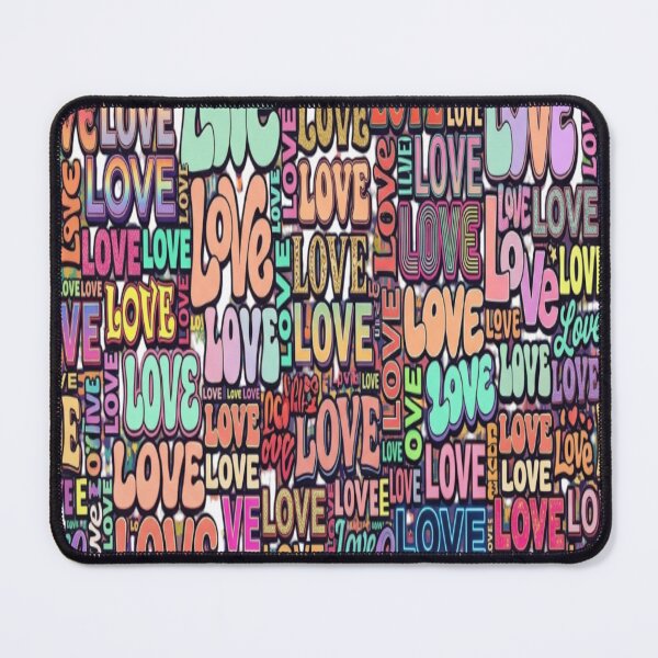 Item preview, Colorful Love Typography Pattern designed and sold by Imaginarium of Chaos falcon88 .