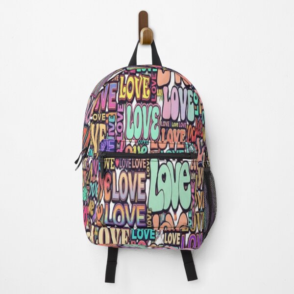 Item preview, Colorful Love Typography Pattern designed and sold by Imaginarium of Chaos falcon88 .