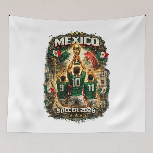 Item preview, Mexico Soccer 2026 Shirt – Mexican Football Fan Gift designed and sold by UrbanPrintVibes.