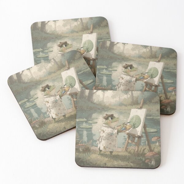 Item preview, Frog Plein-Air Painter designed and sold by PictorialWhimsy.