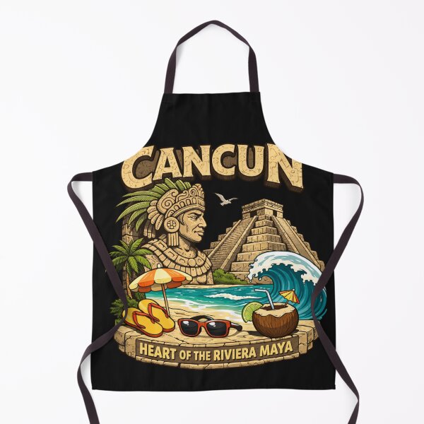 Item preview, Cancun Mexico Ancient Carving Stepped Building Vacation designed and sold by Tsugraf Designs.