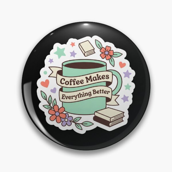 Item preview, Coffee Makes Everything Better Book Lover Mug designed and sold by Sketchlegacy.