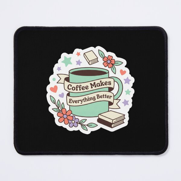 Item preview, Coffee Makes Everything Better Book Lover Mug designed and sold by Sketchlegacy.