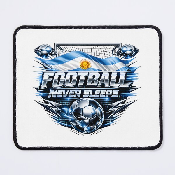 Item preview, Football Never Sleeps Futuristic Soccer Shirt Y2K Football designed and sold by DREAMBURN™.