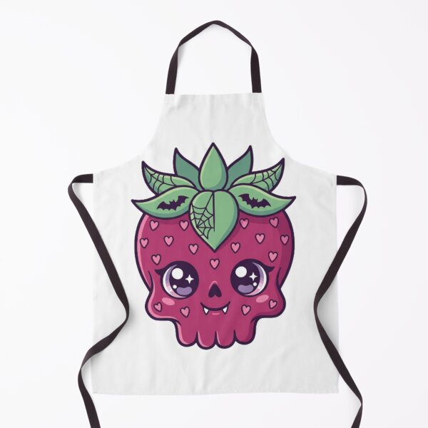 Item preview, Kawaii Strawberry Skull Pastel Goth Fruit Aesthetic designed and sold by CozyDesignsCo.