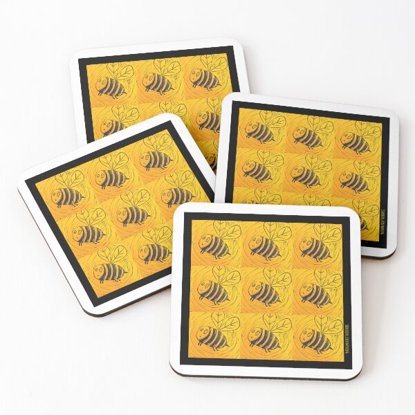 Item preview, Lots of happy bees designed and sold by SombreroDoodles.