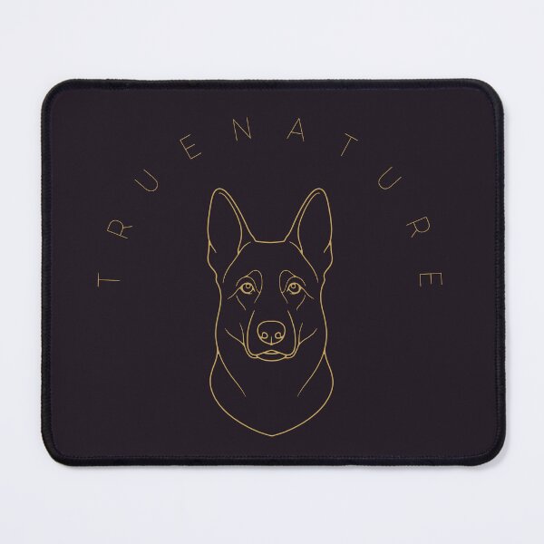 Item preview, German Shepherd Gold Art — Plum Noir Edition designed and sold by PureStroke.