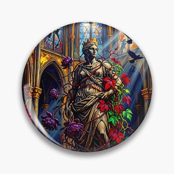 Item preview, Dark Gothic Art &amp; Fine Art Prints (1:1 Square Posters) designed and sold by Cyber-ART-Studio.