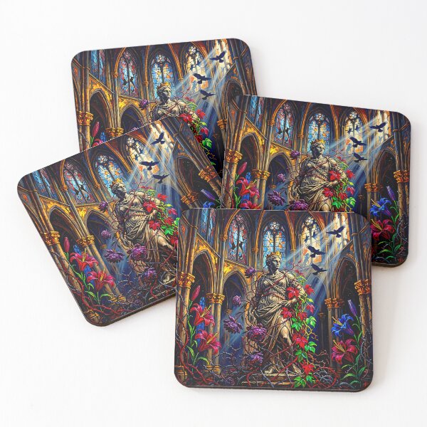 Item preview, Dark Gothic Art & Fine Art Prints (1:1 Square Posters) designed and sold by Cyber-ART-Studio.