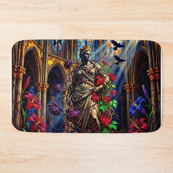 Item preview, Dark Gothic Art &amp; Fine Art Prints (1:1 Square Posters) designed and sold by Cyber-ART-Studio.