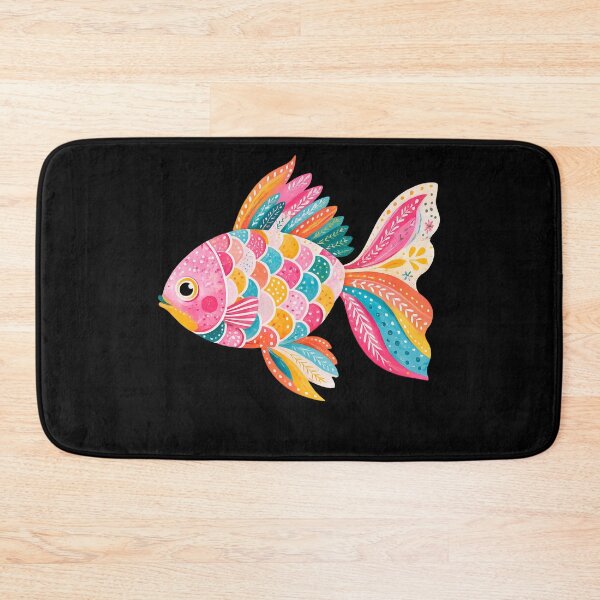 Item preview, Scandinavian Folk Colourful Fish designed and sold by scicilysimonee.