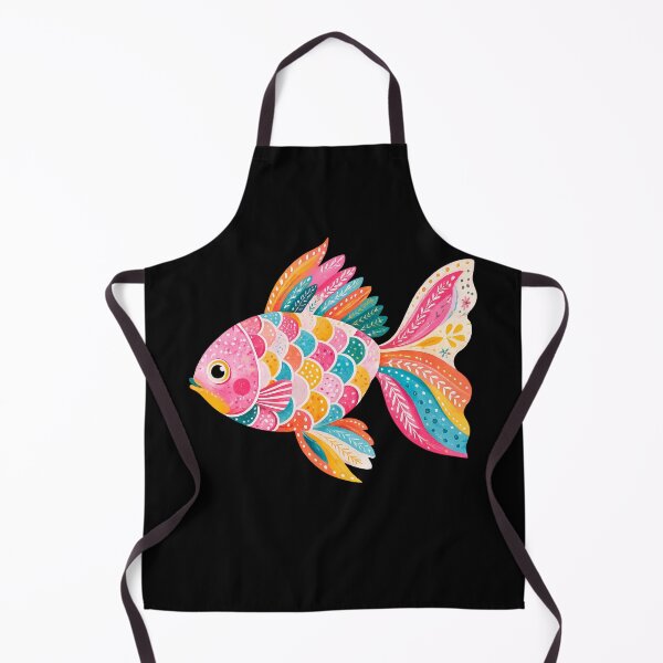 Item preview, Scandinavian Folk Colourful Fish designed and sold by scicilysimonee.