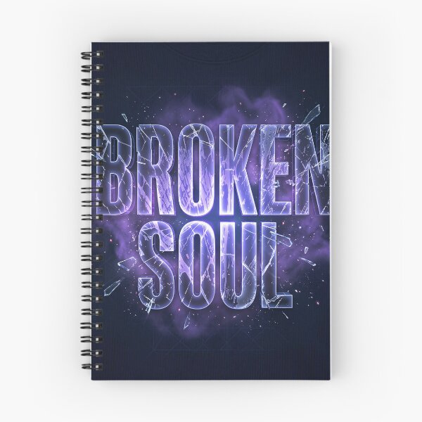 Item preview, Broken Soul - Shattered Glass Typography designed and sold by QuirkyCloud Designs.