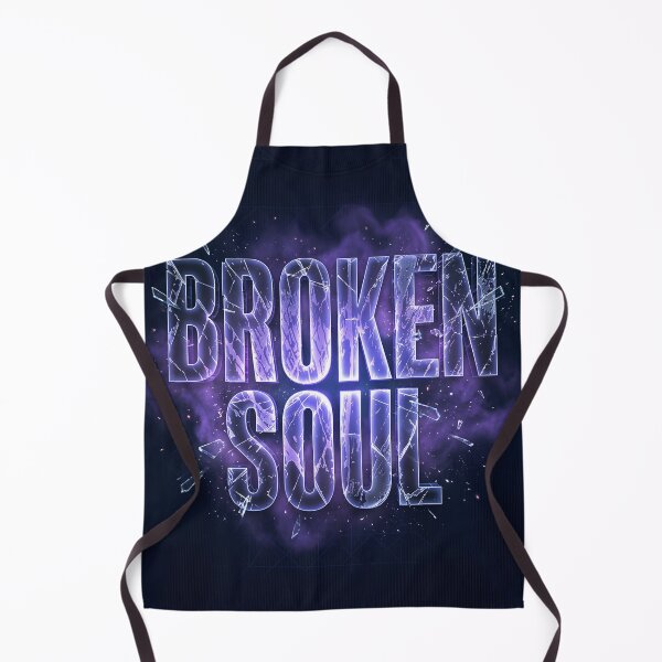 Item preview, Broken Soul - Shattered Glass Typography designed and sold by QuirkyCloud Designs.